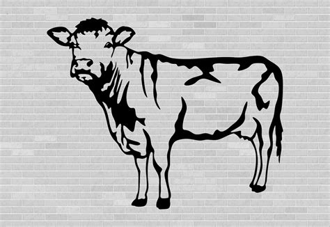 Download 182+ Cow DXF Files Files